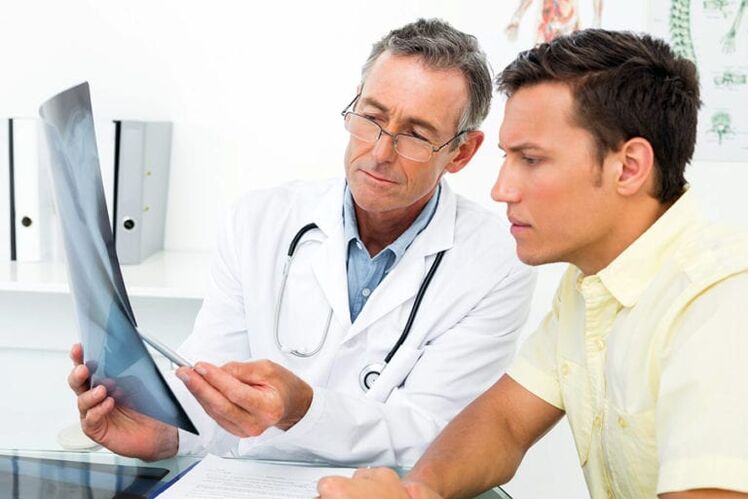 Diagnosi di prostatite in un uomo utilizzando un'immagine